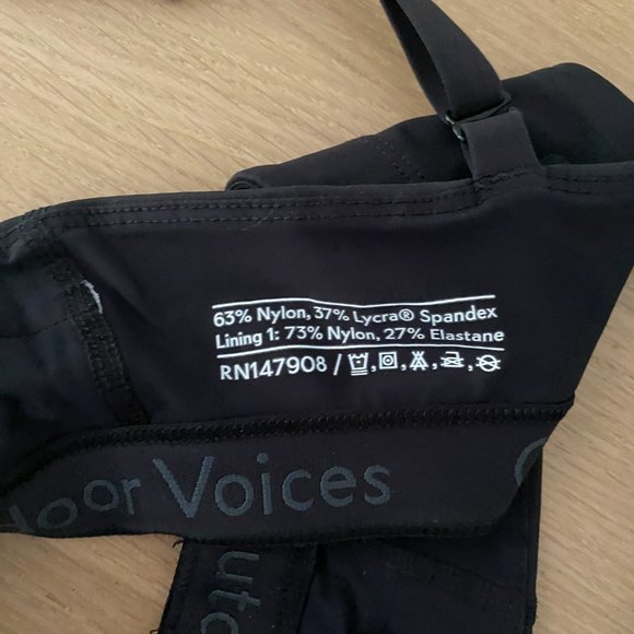 OV Criss Cross Bralette in Black - Picture 6 of 6